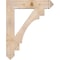 Ekena Millwork Merced Arts & Crafts Smooth Bracket, Douglas Fir, 5 1/2"W x 32"D x 40"H BKT06X32X40MRC03SDF - alternate 4